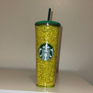 Venti Starbucks Snowglobe Tumbler